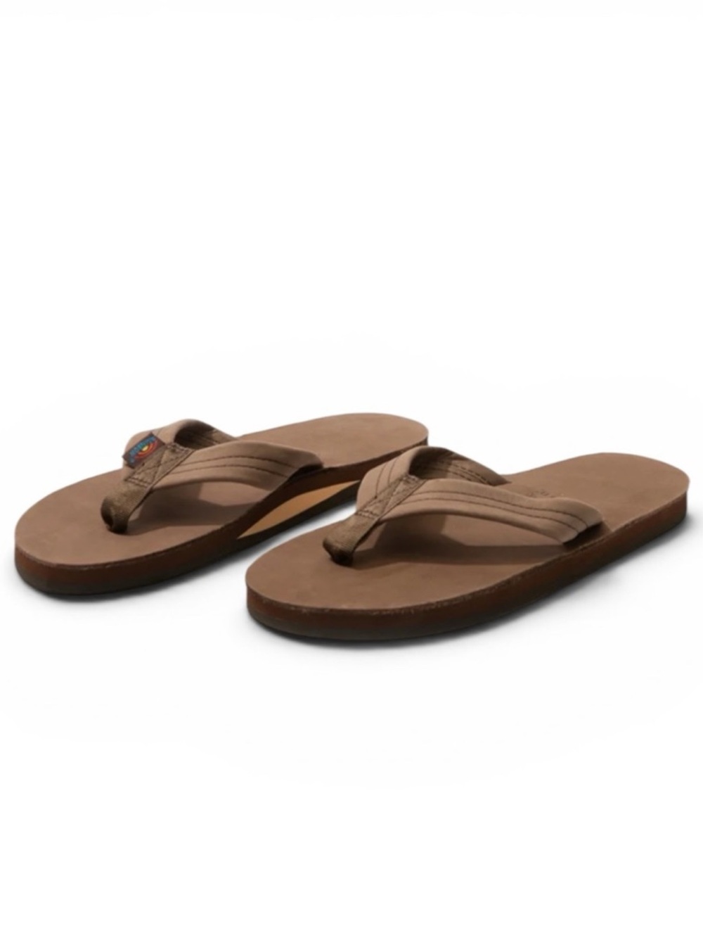 Rainbow Men’s Wide Strap Premium Leather Flip Flops
